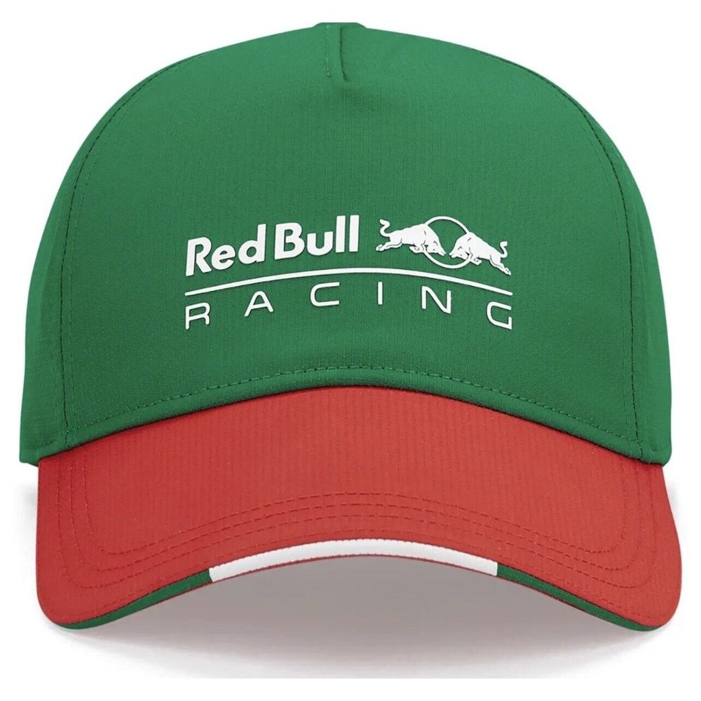 Red Bull Racing F1 Classic Hat Adjustable Cap Green Red NWT